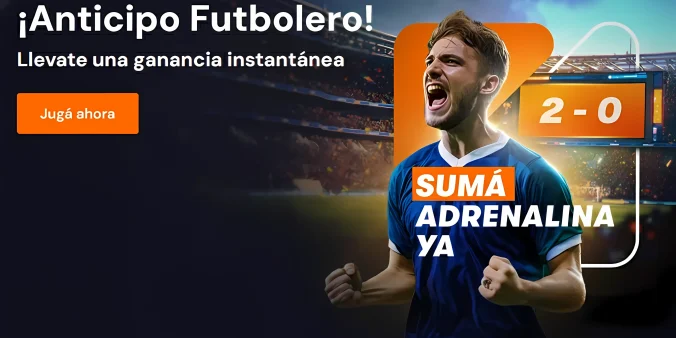 Anticipo Futbolero de Betsson